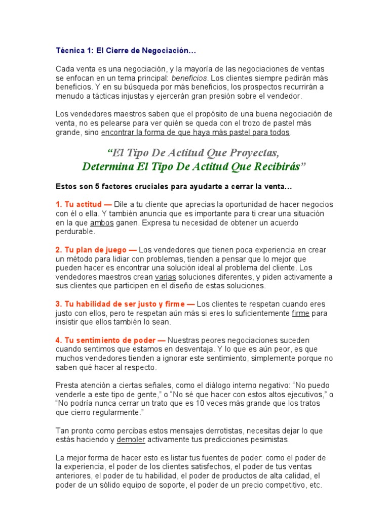 Estrategias para Cerrar Ventas Efectivas | PDF | Cliente | Rms Titanic