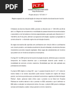 Pjl97-XIV Regime Especial de Contabilização Do Tempo de Trabalho Dos Docentes Em Horário Incompleto