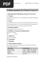 Coding Standards for Oracle Forms 6