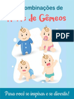 380 Combinações de Nome para Gêmeos (MENINAS, MENINOS E CASAL)