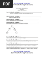 Question CS301 For Final 2010