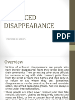 Enforced Disappearance