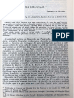 Franklin de Oliveira Introdução Ao Itinerário de Pasárgada