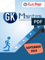 September-19 GK Mantra (By ClatPrep)