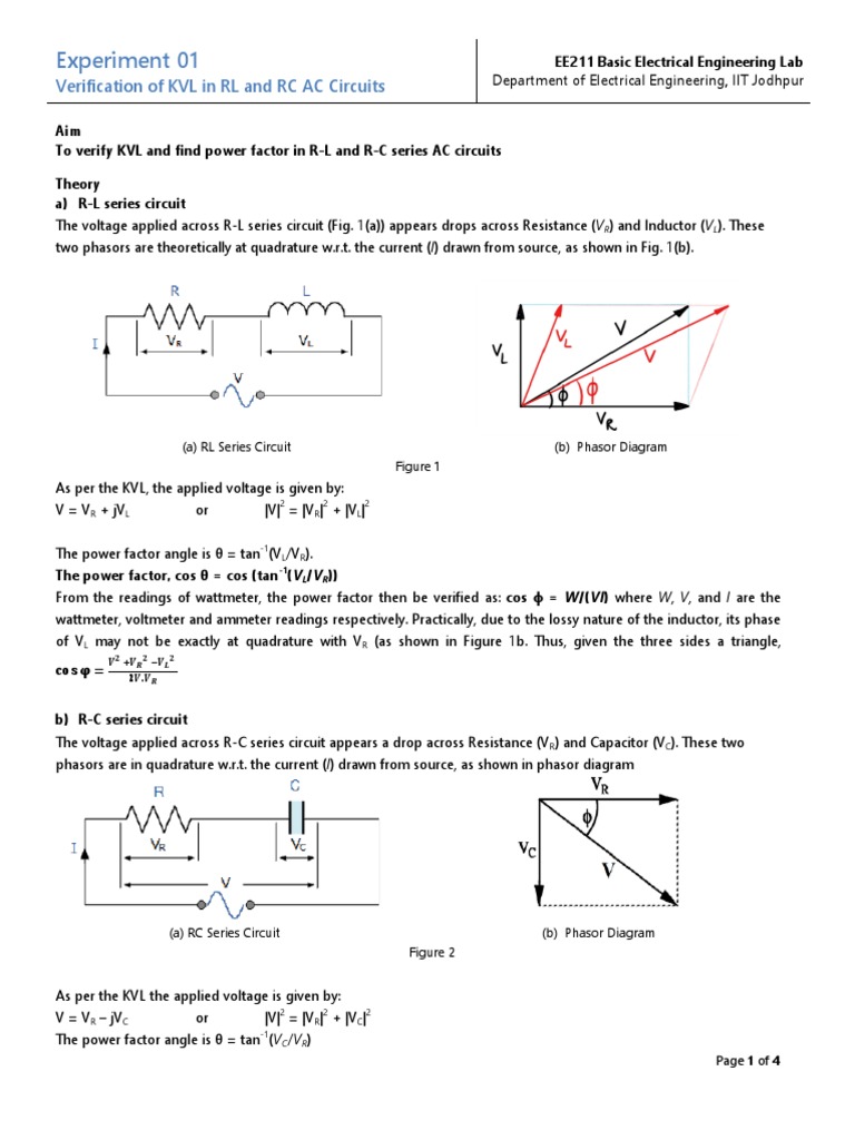 Basic Electrical Lab Manual PDF Series And Parallel Circuits