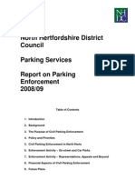 North Hertfordshire Civil Parking Enforcement Annual Report 2008-09