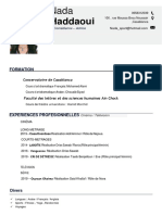 Nada - CV Comédienne PDF