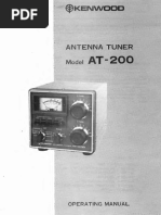 Kenwood at 200 Antenna Tuner