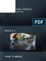Public Storm Warning Signals (PSWS)