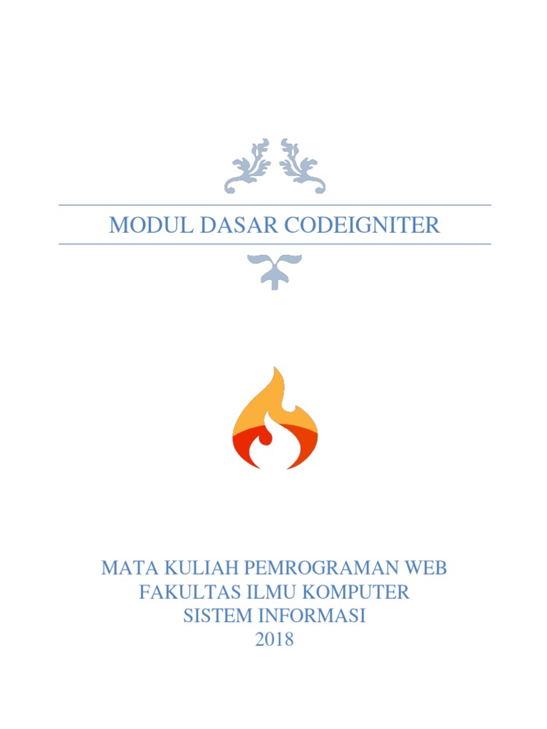 Panduan Dasar CodeIgniter 3.0 | PDF