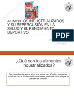 Alimentos Industrializados y Su Repercusión en La Salud y en El Rendimiento Deportivo PDF