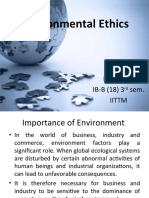 Environmental Ethics and Business Sustainability