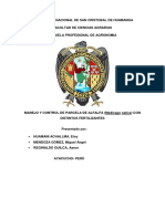 MANEJO Y CONTROL DE PARCELA DE ALFALFA (Medicago Sativa) CON DISTINTOS FERTILIZANTES