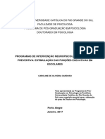 Intervenção Neuropsicológica Precoce - Preventiva