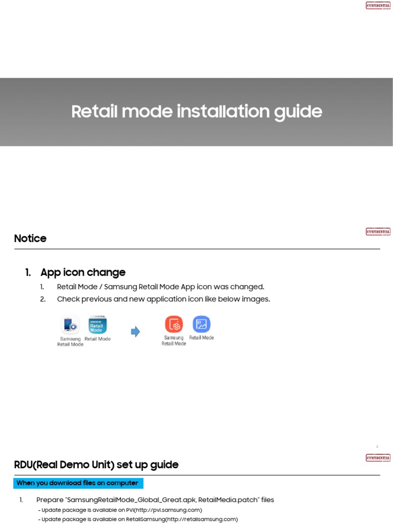 Install Samsung Retail | PDF | Icon (Computing) | Computer File