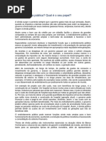 O Que é a Dívida Pública