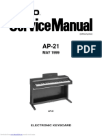 Casio AP-21 Service Manual
