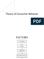 Theory of Consumer Behavior - Student