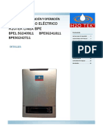 Manual Instalacion-operacion Boiler de Paso Electrico h2otek Linea Bpe