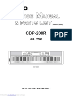 Casio CDP200R ServiceManual&PartsList Jul2008