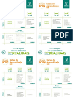 Talleres y Horarios Grupos Diurnos