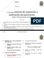 Procedimientos de Inspección y Calificación Del Pavimento CONCRETO PDF