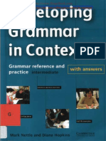 Cambridge Developing Grammar in Context Intermediate PDF