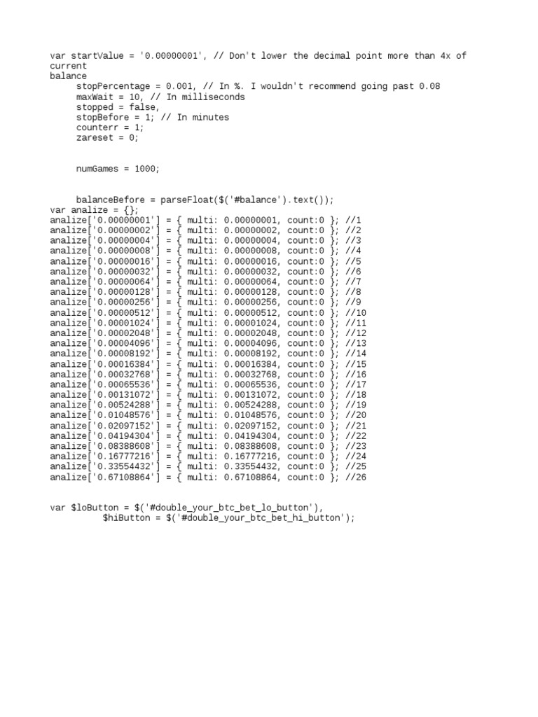 Bitcoin Betting Script | PDF | Hypertext | Computing