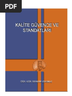 Kalite Güvence Ve Standartları