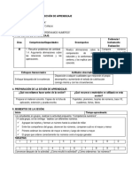 SESIÓN DE APRENDIZAJE Ordenamos Numeros 27-03