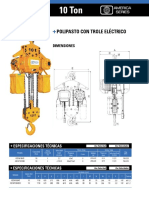 America Series Eléctrico Cadena 10 Ton