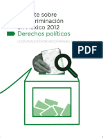 Reporte Sobre La Discriminación en México 2012 Derechos Políticos CONAPRED