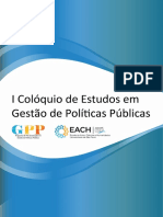 I Colóquio de Estudos em Gestão de Políticas Públicas PDF