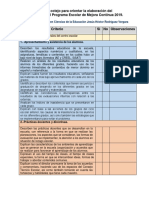 Lista de Cotejo para El DX Del PEMC 2019 PDF