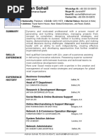 Adnan Sohail CV