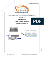 Material Science Lecture 01 2018 2019