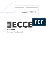 ECCE 2013 Sample Test Booklet PDF