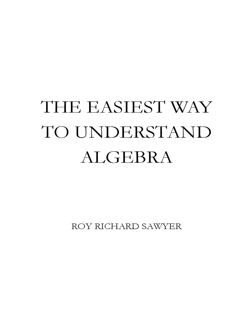 HOW DO YOU EXPLAIN ALGEBRA EASILY intelligence overview