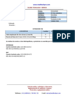 Cotizacion MTP 736