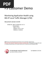 VLab Demo - Monitoring Application Health With LTM - V12.0.B