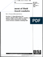 BS 1042 Sección 1.1. Measurement of Fluid Flow in Closed Conduits