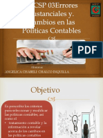 Cambios políticas contables