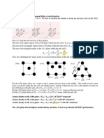 Problem-Miller Indices and Diamond Lattice Crystal Structure