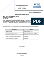 Plan de Trabajo Intendencia