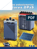 Baterías estacionarias OPzS de bajo mantenimiento