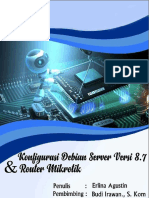 Konfigurasi Debian Server Dan Mikrotik