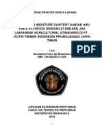 Analisis Uji Moisture Content Pada Plywood Dengan Standar JAS