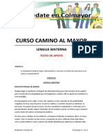 CURSO CAMINO AL MAYOR Ejercicio de Aplicacion Con Explicaciones