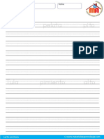 09 La Letra T Material de Aprendizaje Imprenta PDF