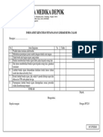 007. Form Monitoring Dan Evaluasi Kepatuhan Penanganan Limbah Benda Tajam